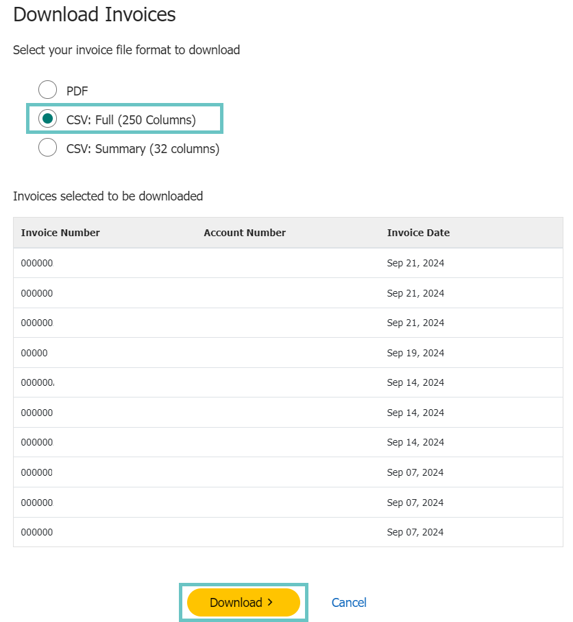 How to Download Data from UPS Billing Center
